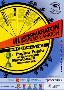 III Supermaraton Jastrzębi Łaskich - plakat